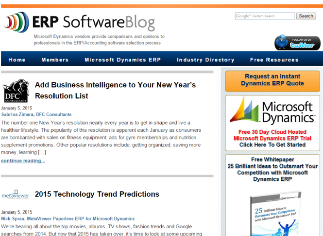 ERP Software Blog